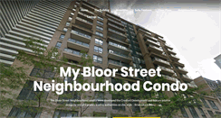 Desktop Screenshot of mybloorstreetneighbourhoodcondo.com